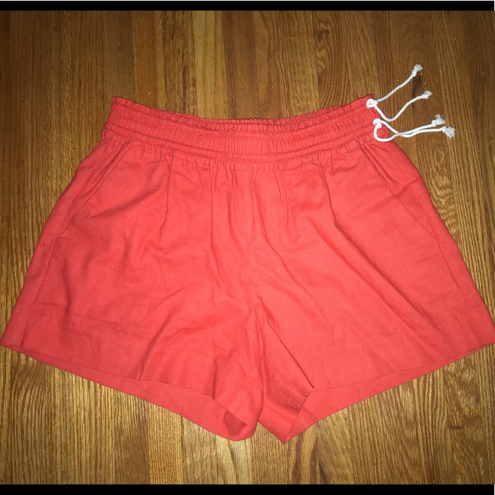Jcrew elastic waist shorts